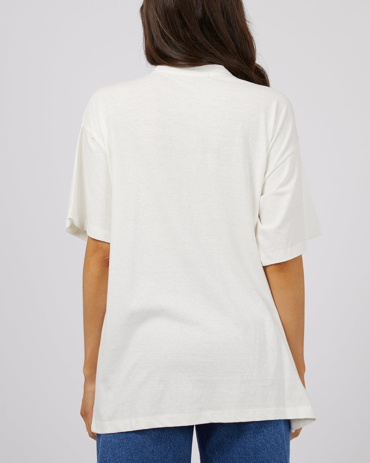 Solar Oversized Tee Vintage White