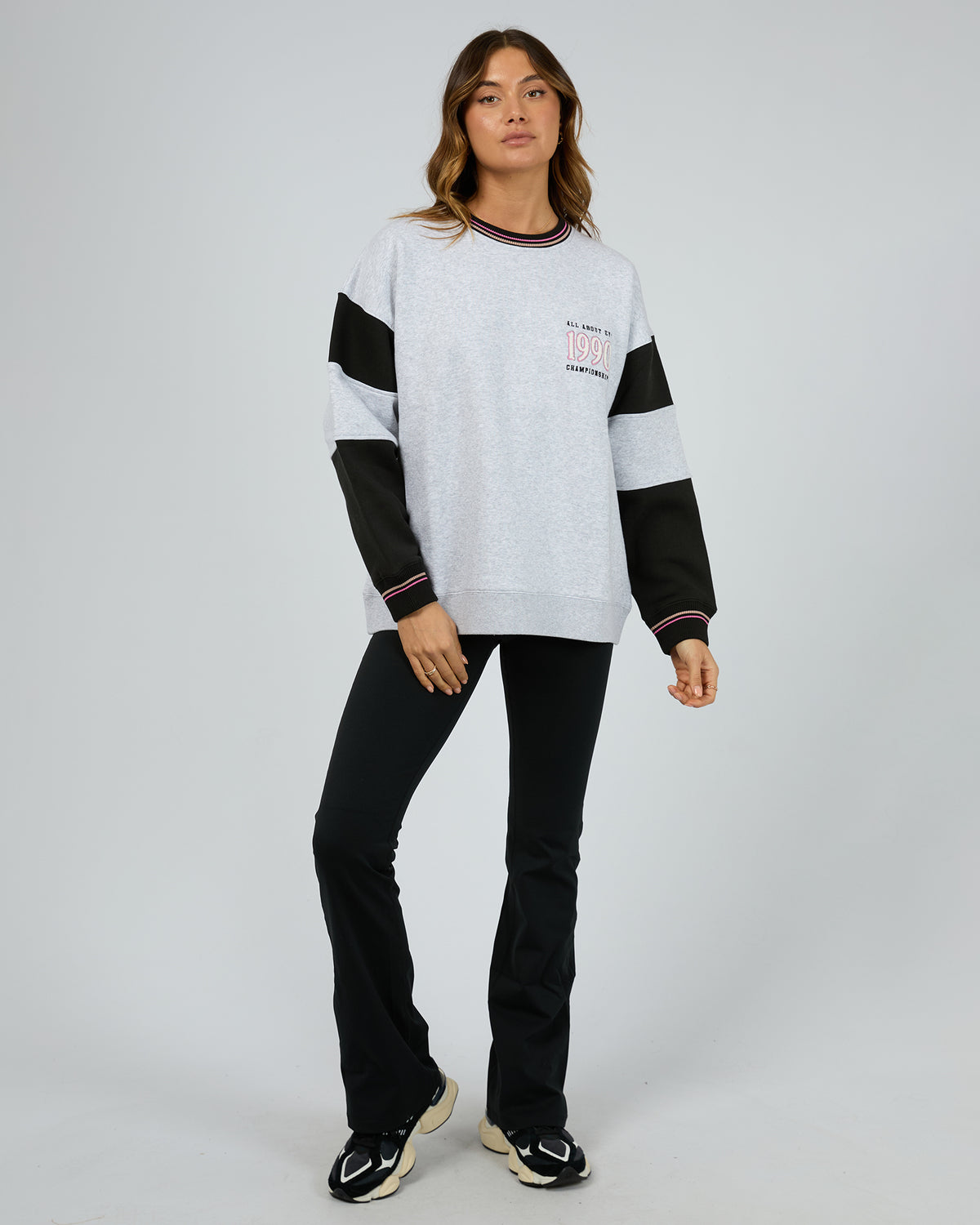 Championship O/S Crew Grey Marle