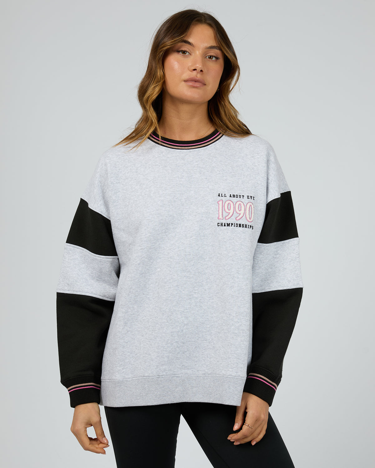 Championship O/S Crew Grey Marle