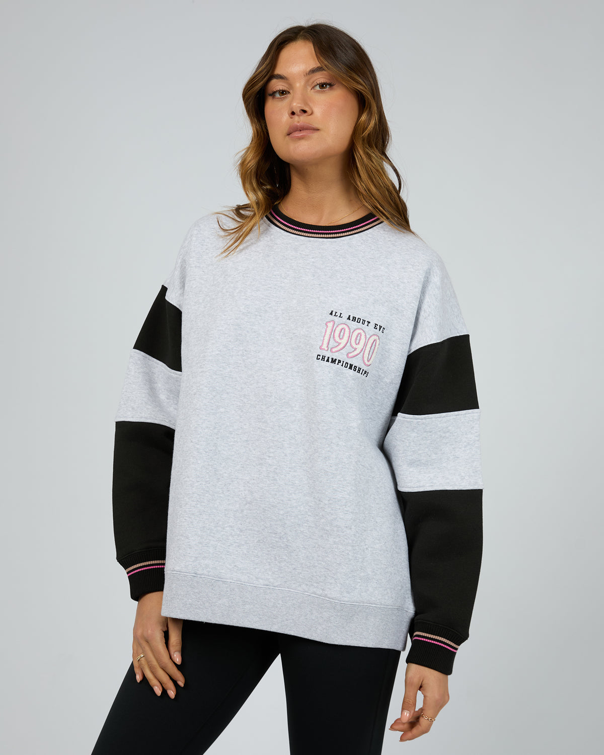 Championship O/S Crew Grey Marle