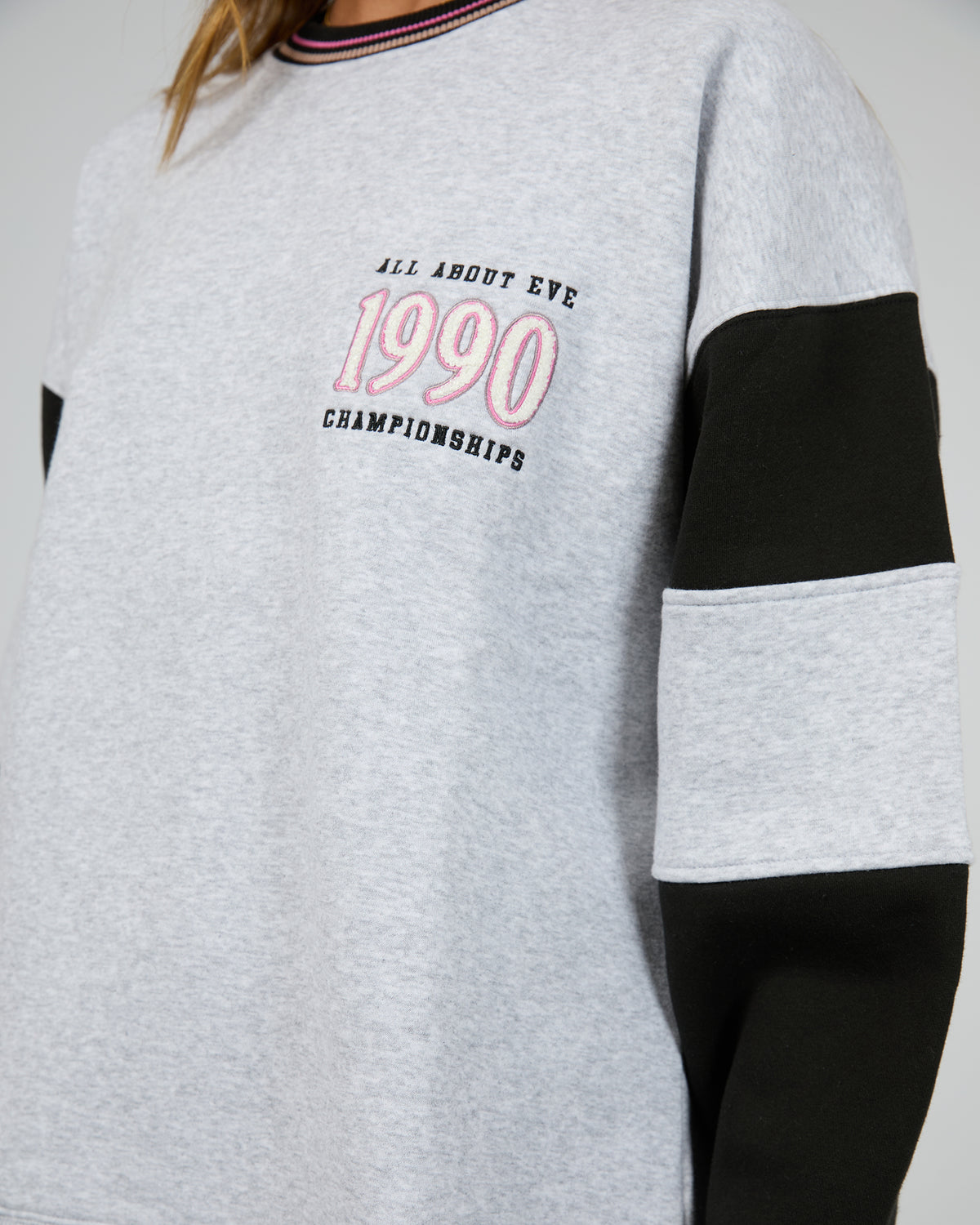 Championship O/S Crew Grey Marle