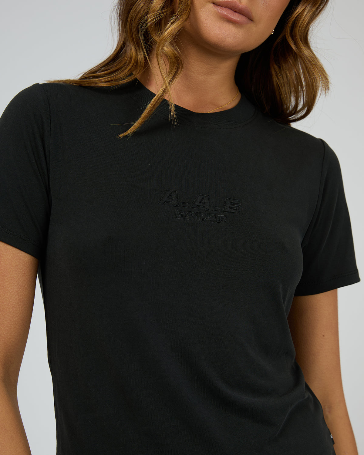 Luxe Active Tee Black