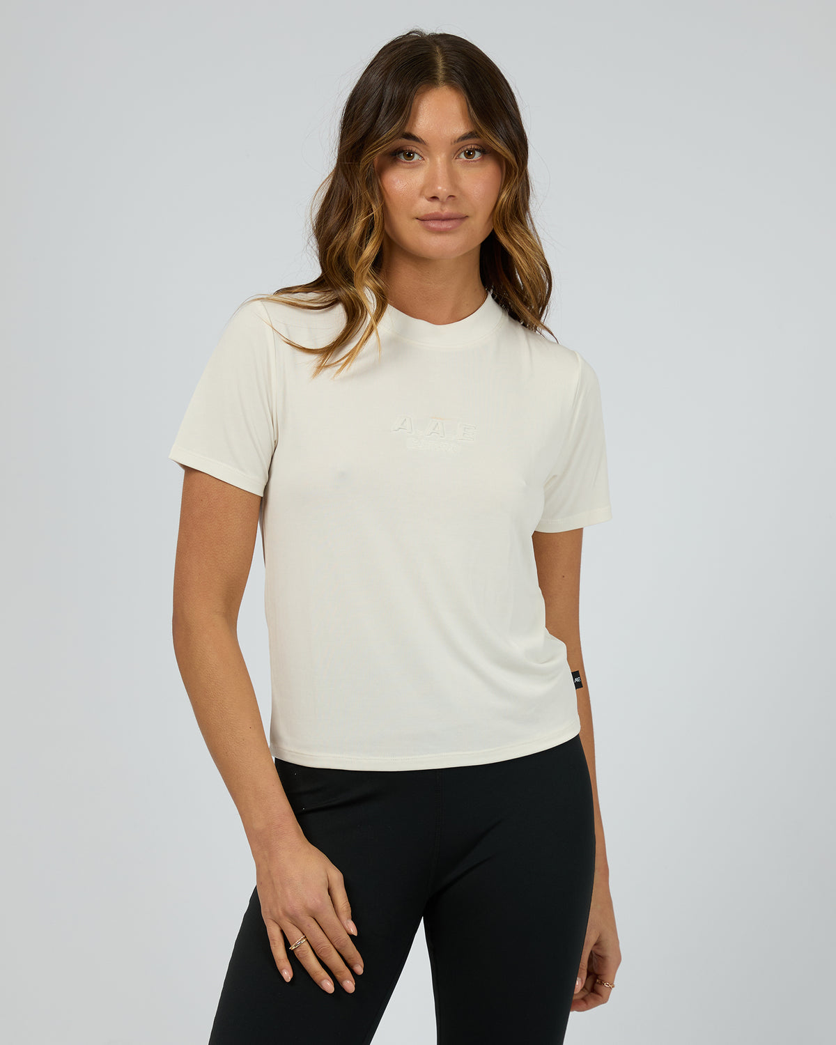 Luxe Active Tee Vintage White