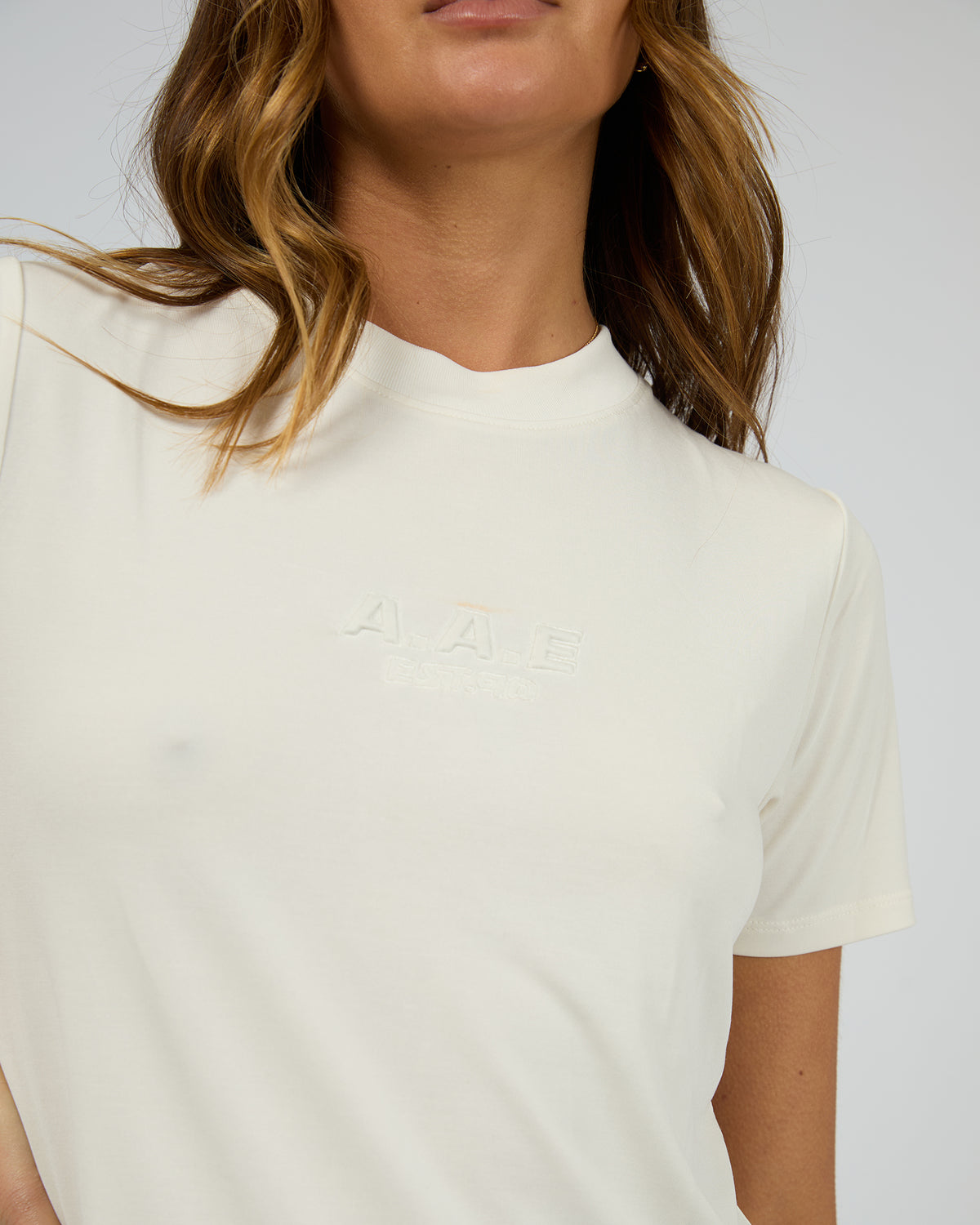 Luxe Active Tee Vintage White