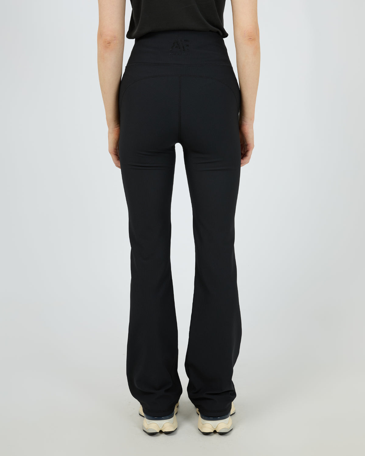 Active Rib Flare Legging Black