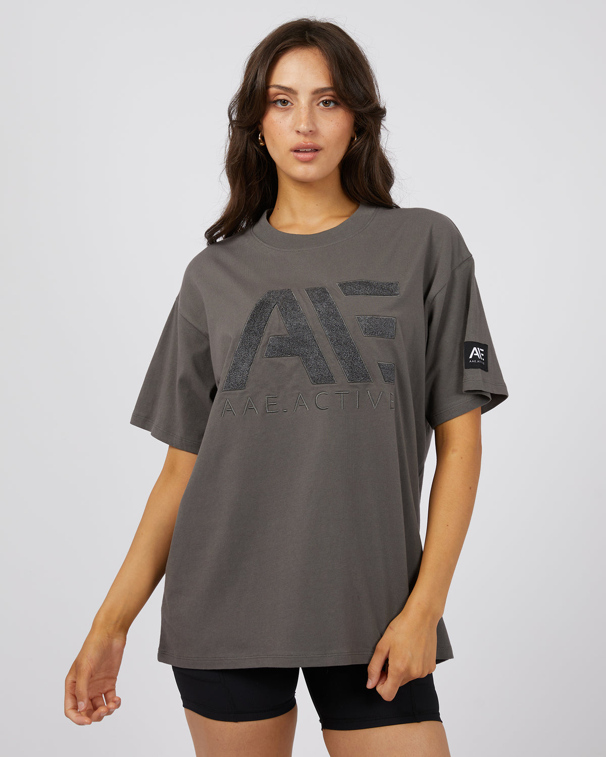 Base Active Tee Charcoal