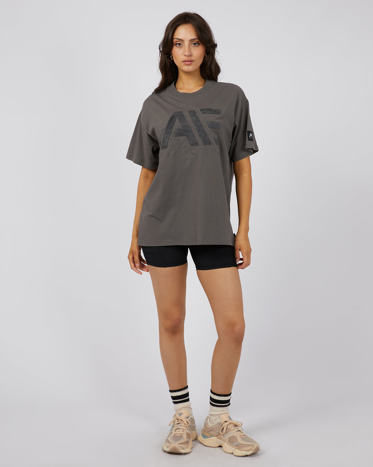 Base Active Tee Charcoal