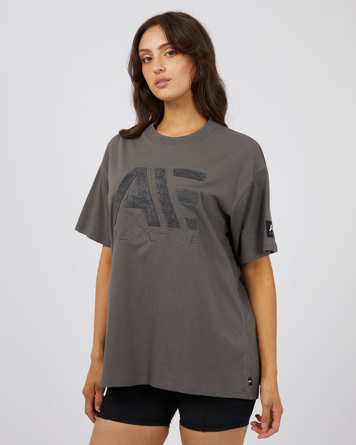 Base Active Tee Charcoal