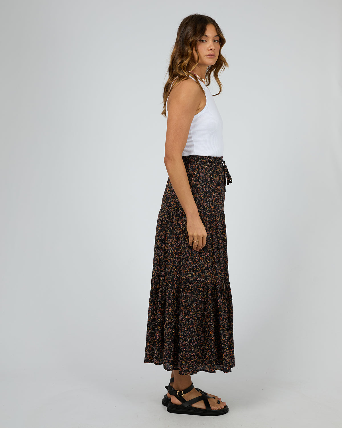 Pip Print Maxi Skirt
