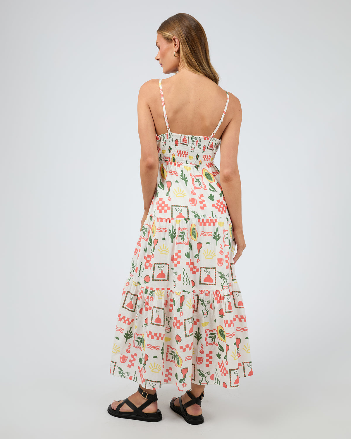 Valencia Print Maxi Dress