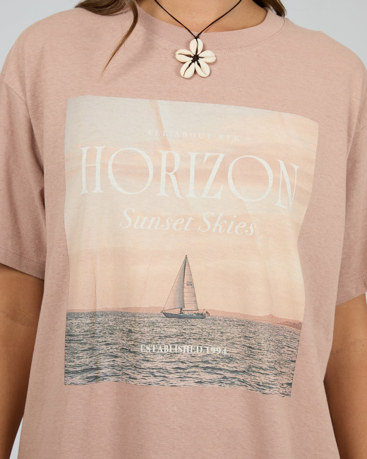 Horizon Oversized Tee Fawn