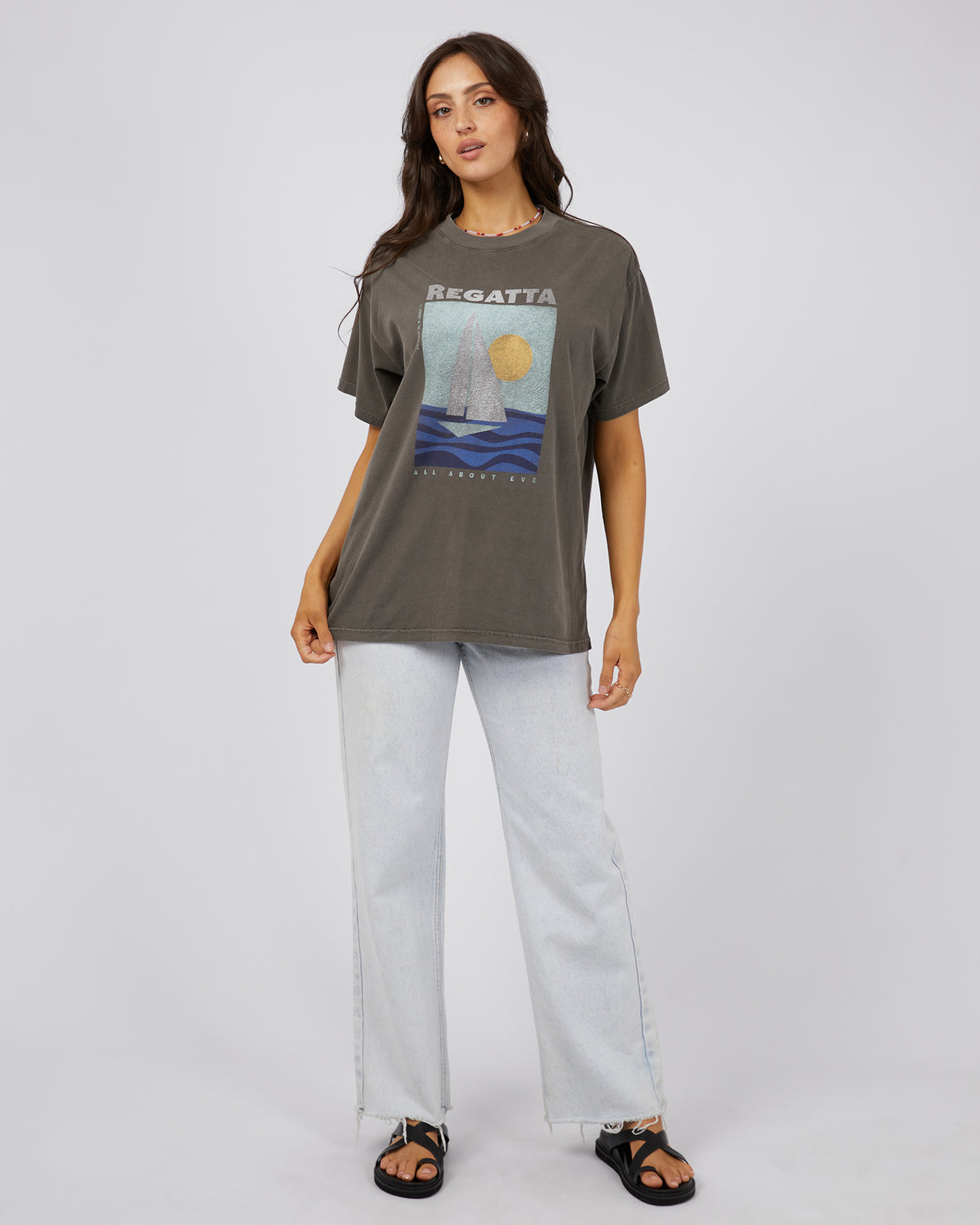 Regatta Oversized Tee Charcoal