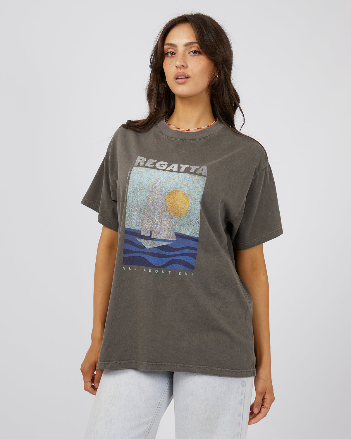 Regatta Oversized Tee Charcoal