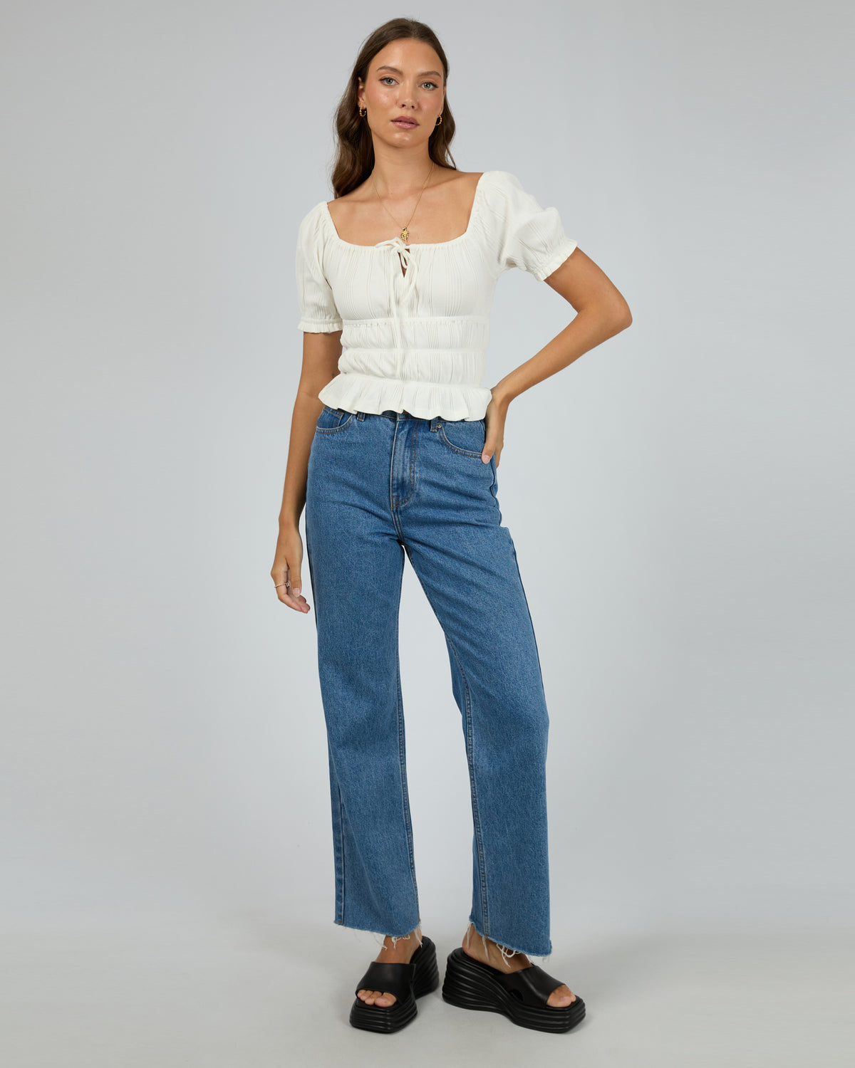 Priscilla Top White
