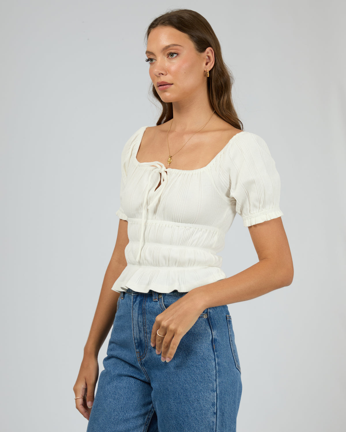 Priscilla Top White