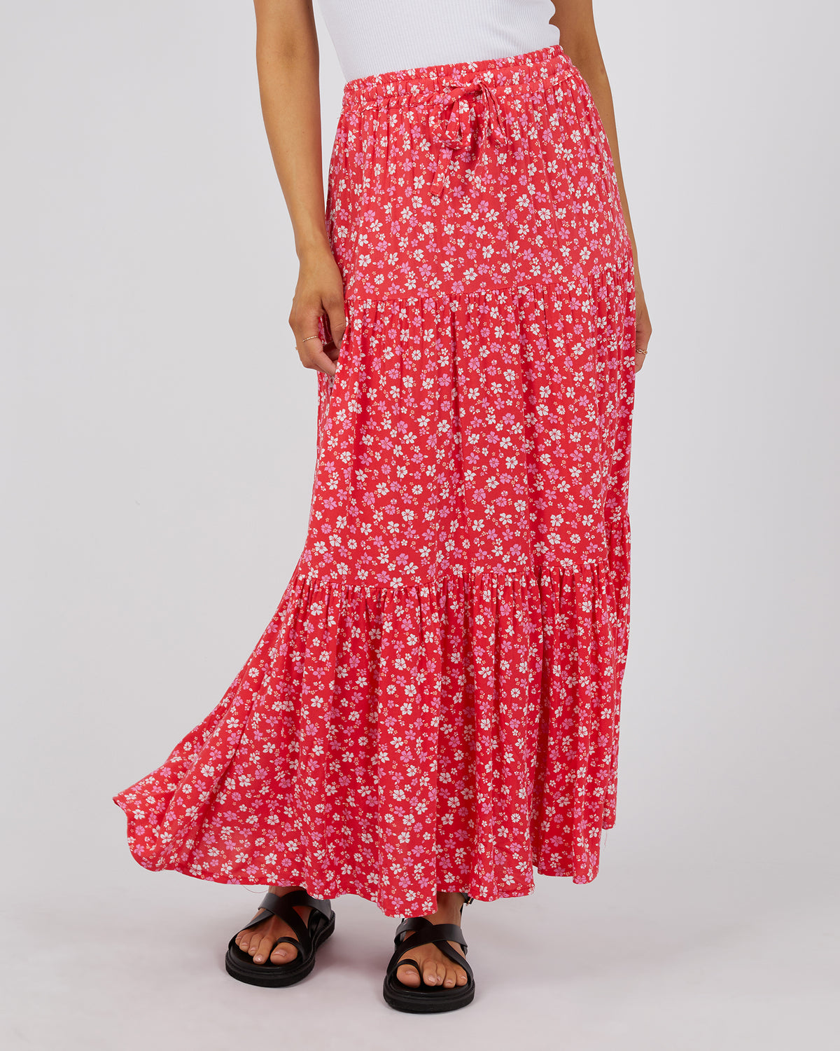 Dolly Maxi Skirt Red