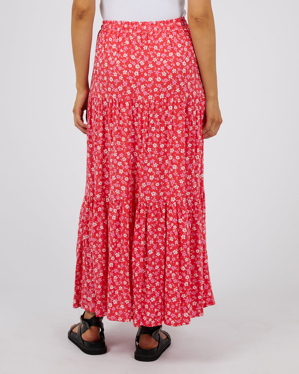 Dolly Maxi Skirt Red