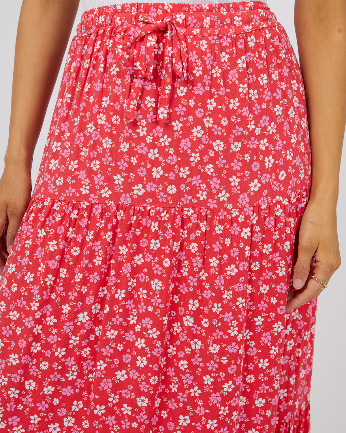 Dolly Maxi Skirt Red