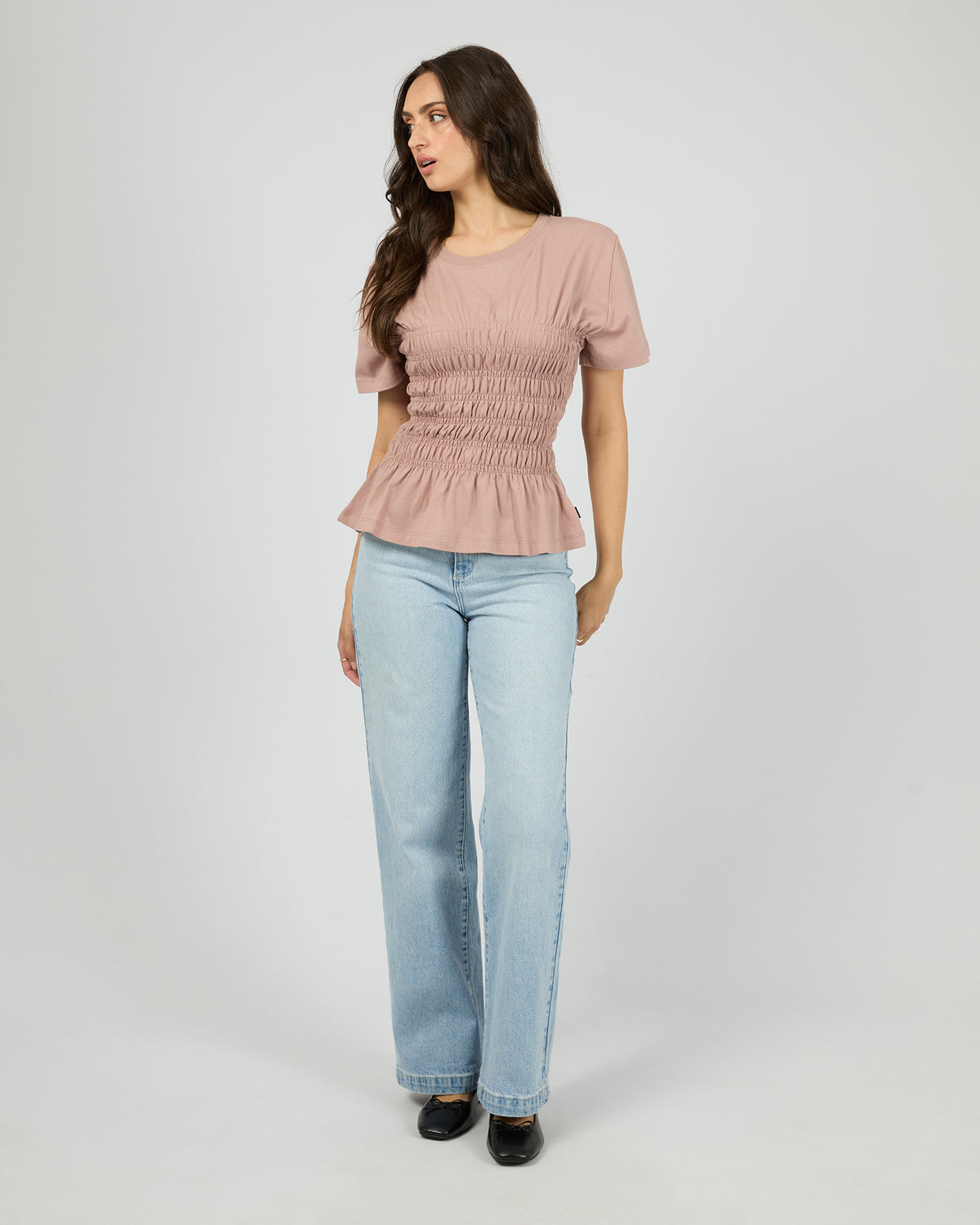 Lipa Ruched Top Fawn