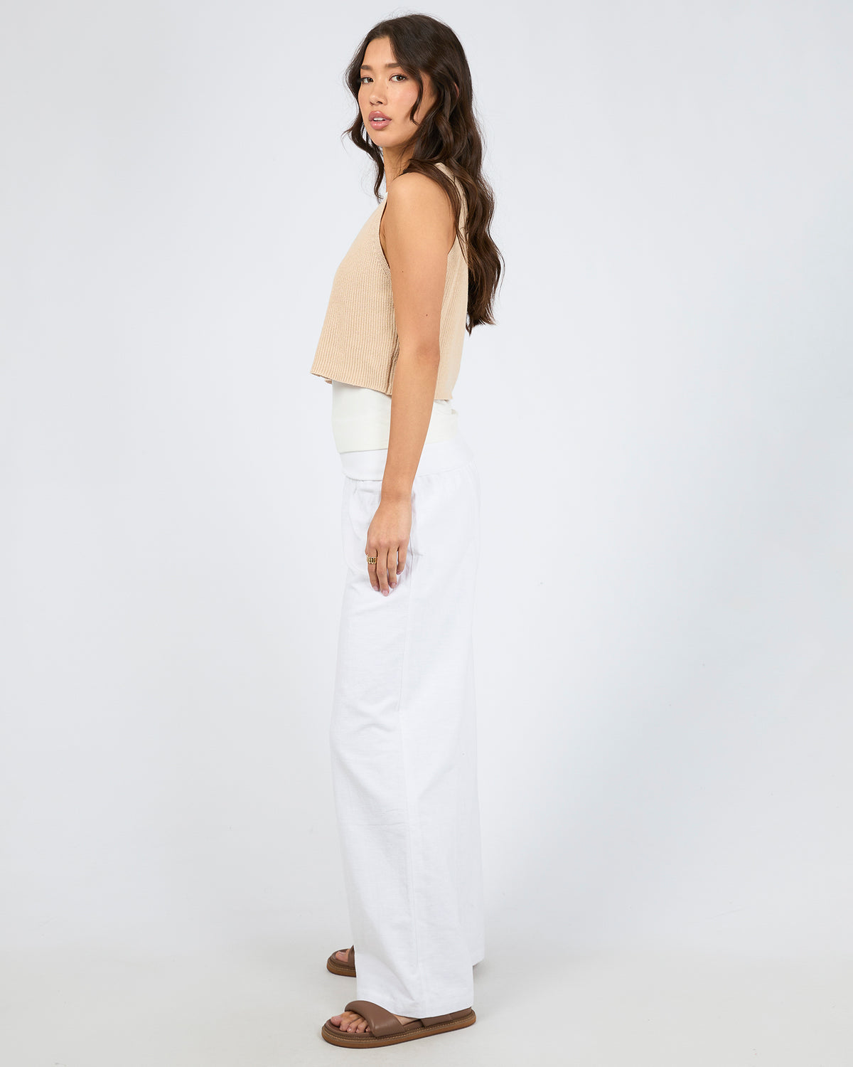 Claudia Top White