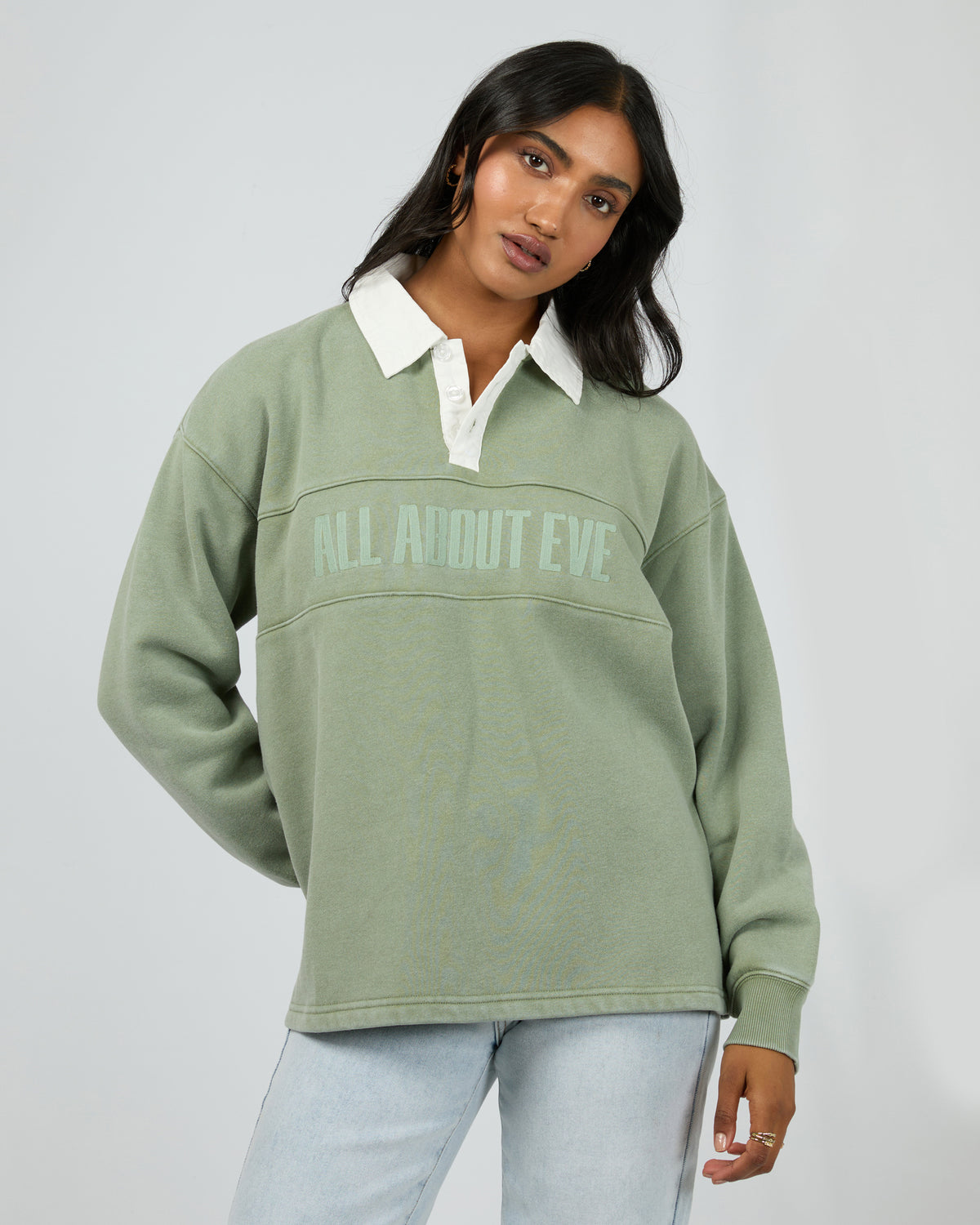 Vital Washed Polo Khaki