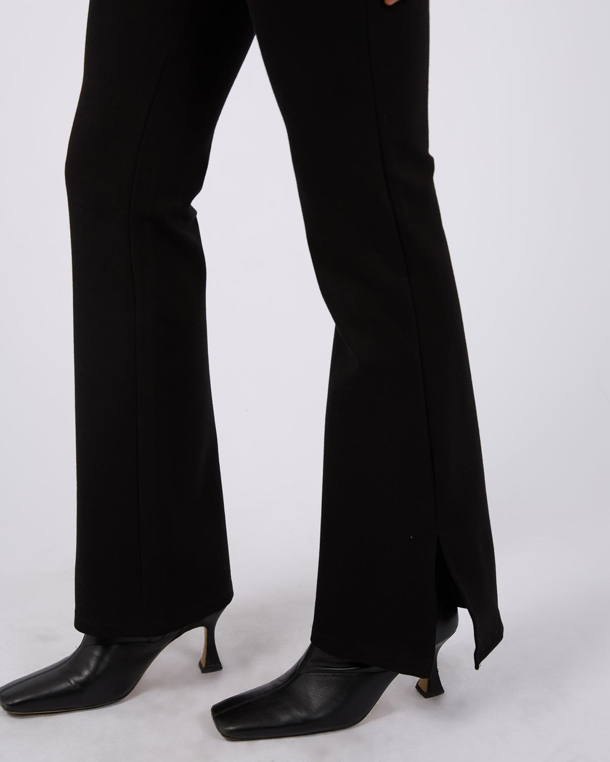 Jenner Side Split Pant Black
