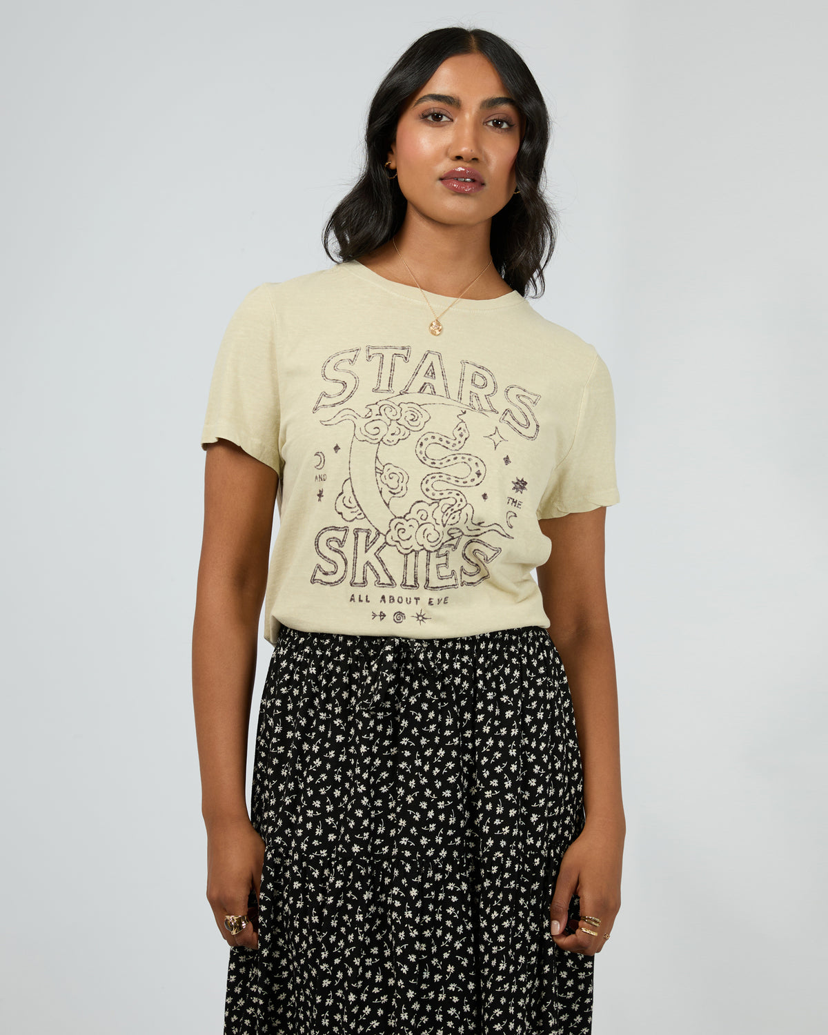 Stars &amp; Skies Daily Tee Vanilla