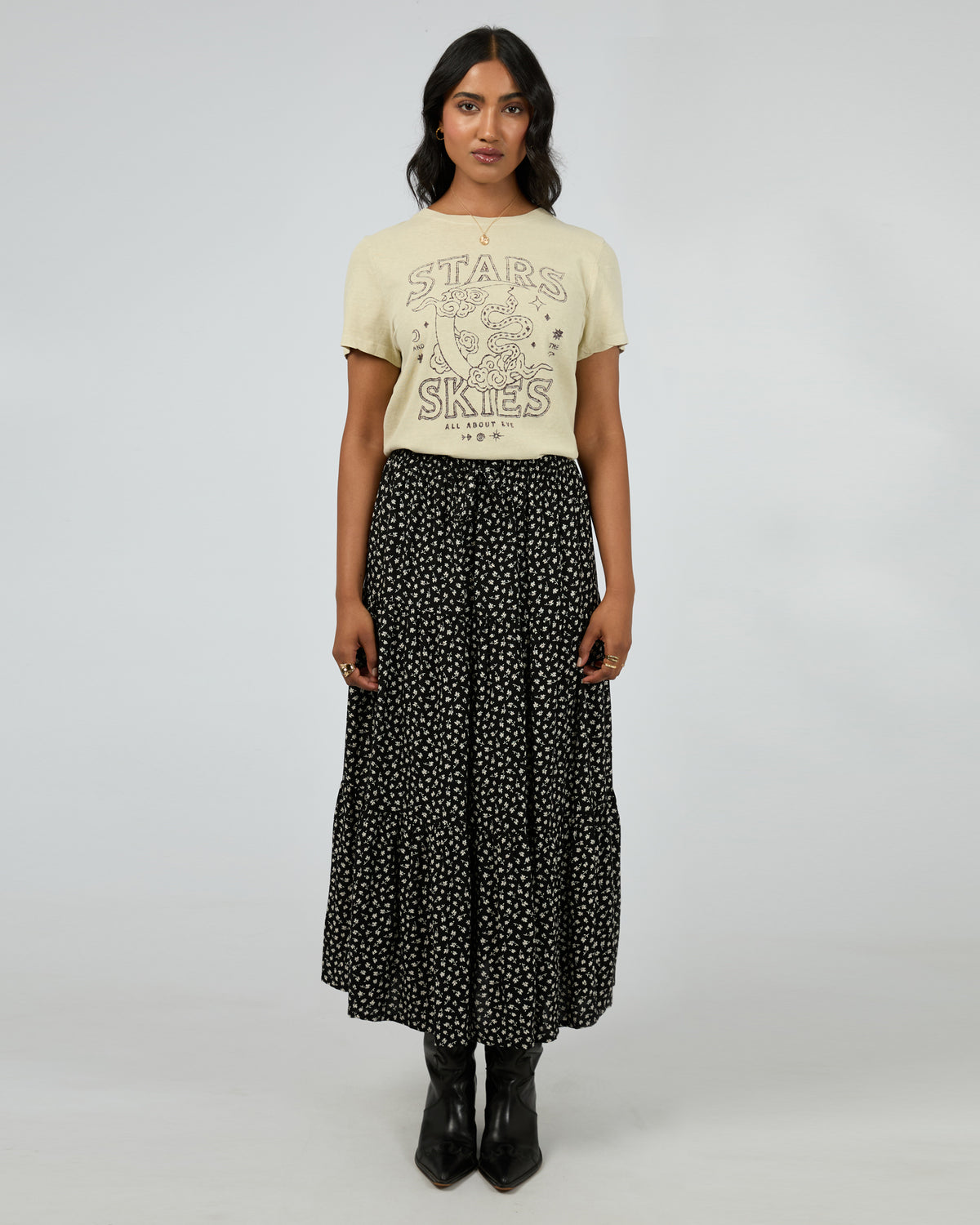 Stars &amp; Skies Daily Tee Vanilla