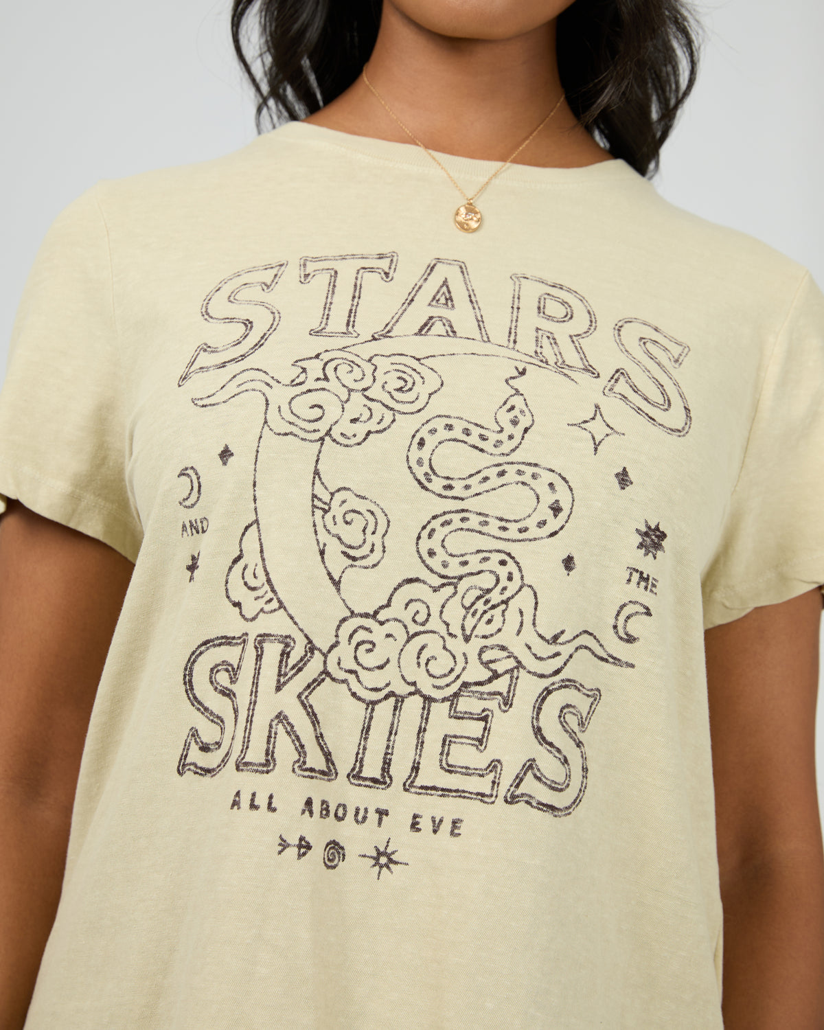 Stars &amp; Skies Daily Tee Vanilla
