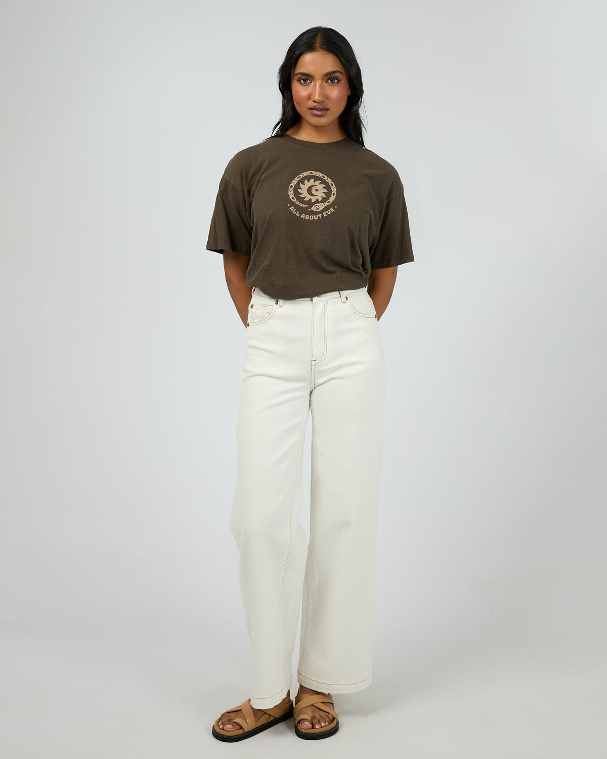 Mirador Oversized Tee Brown