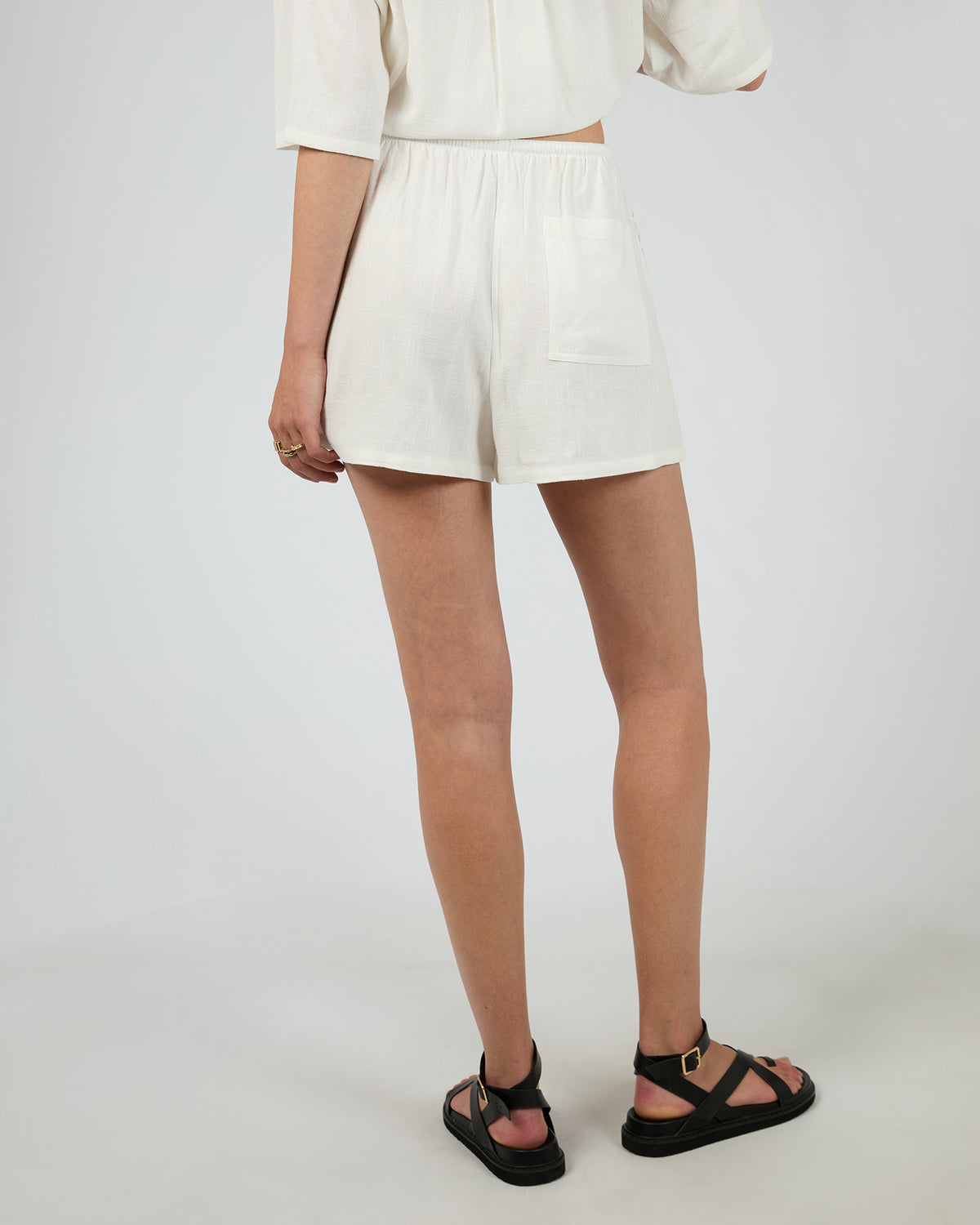 Toledo Mini Short Vintage White
