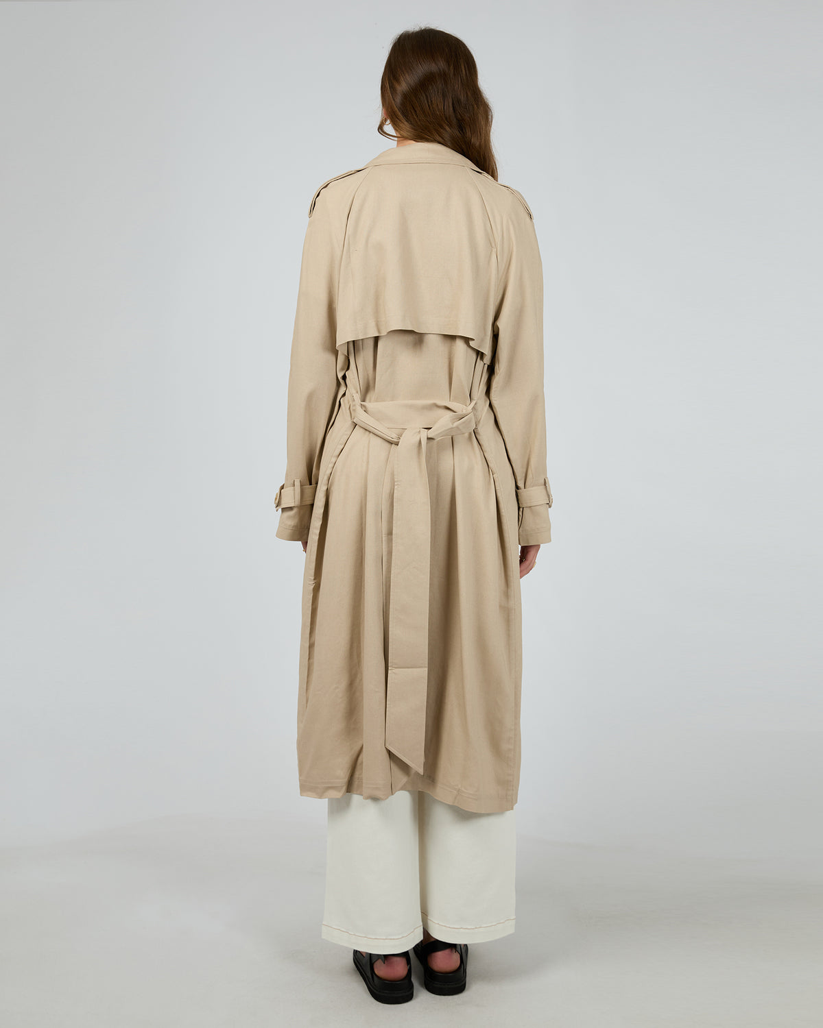 Toledo Trench Coat Bone