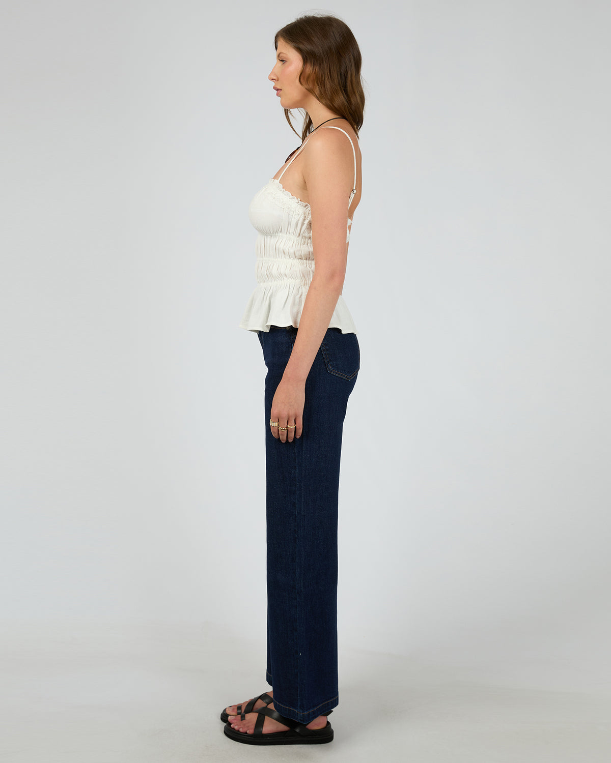 Toledo Top Vintage White