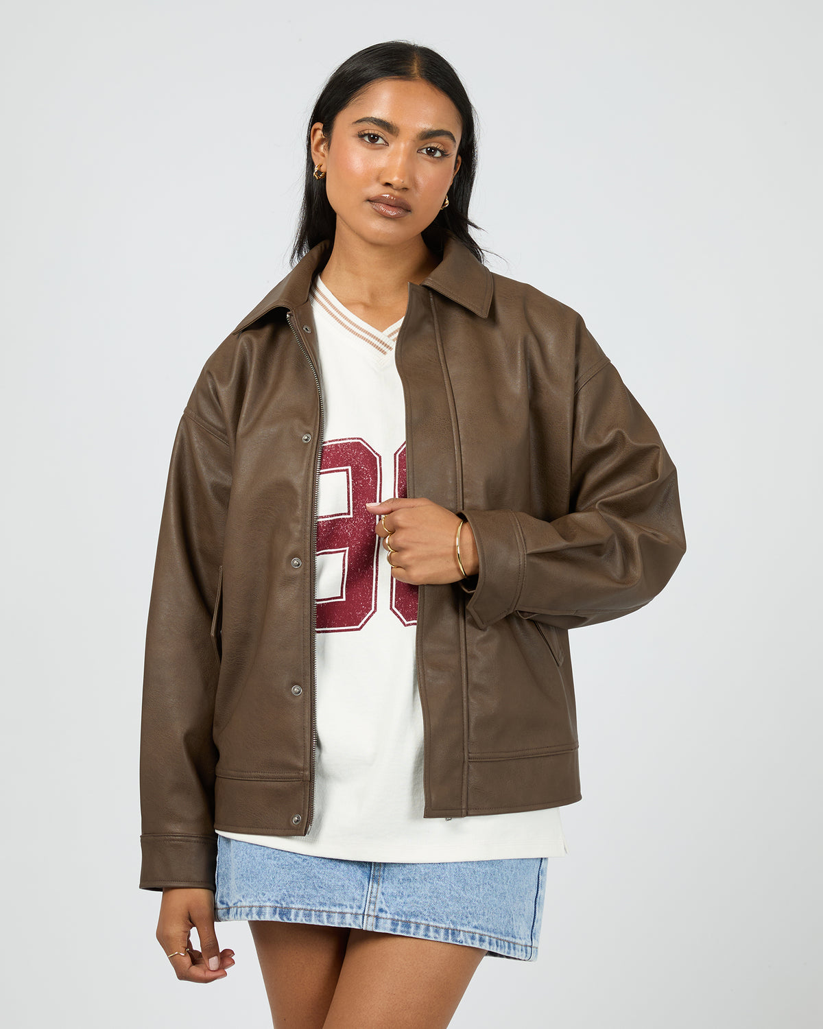 Alba Pu Bomber Brown