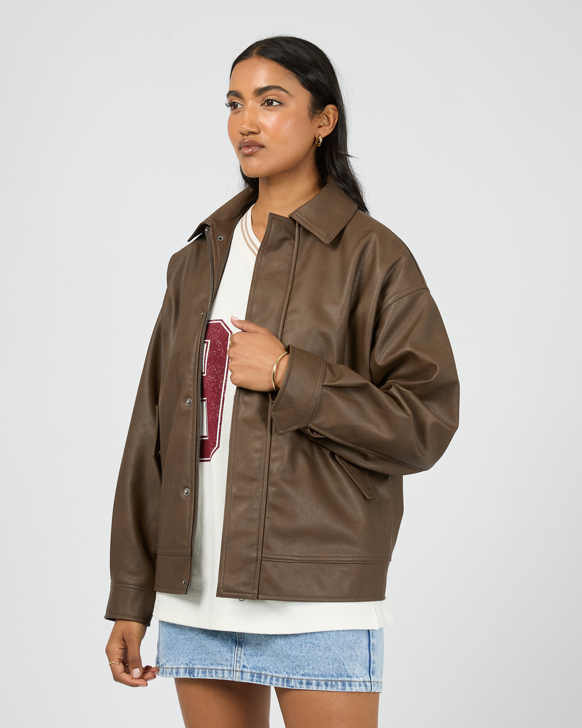 Alba Pu Bomber Brown
