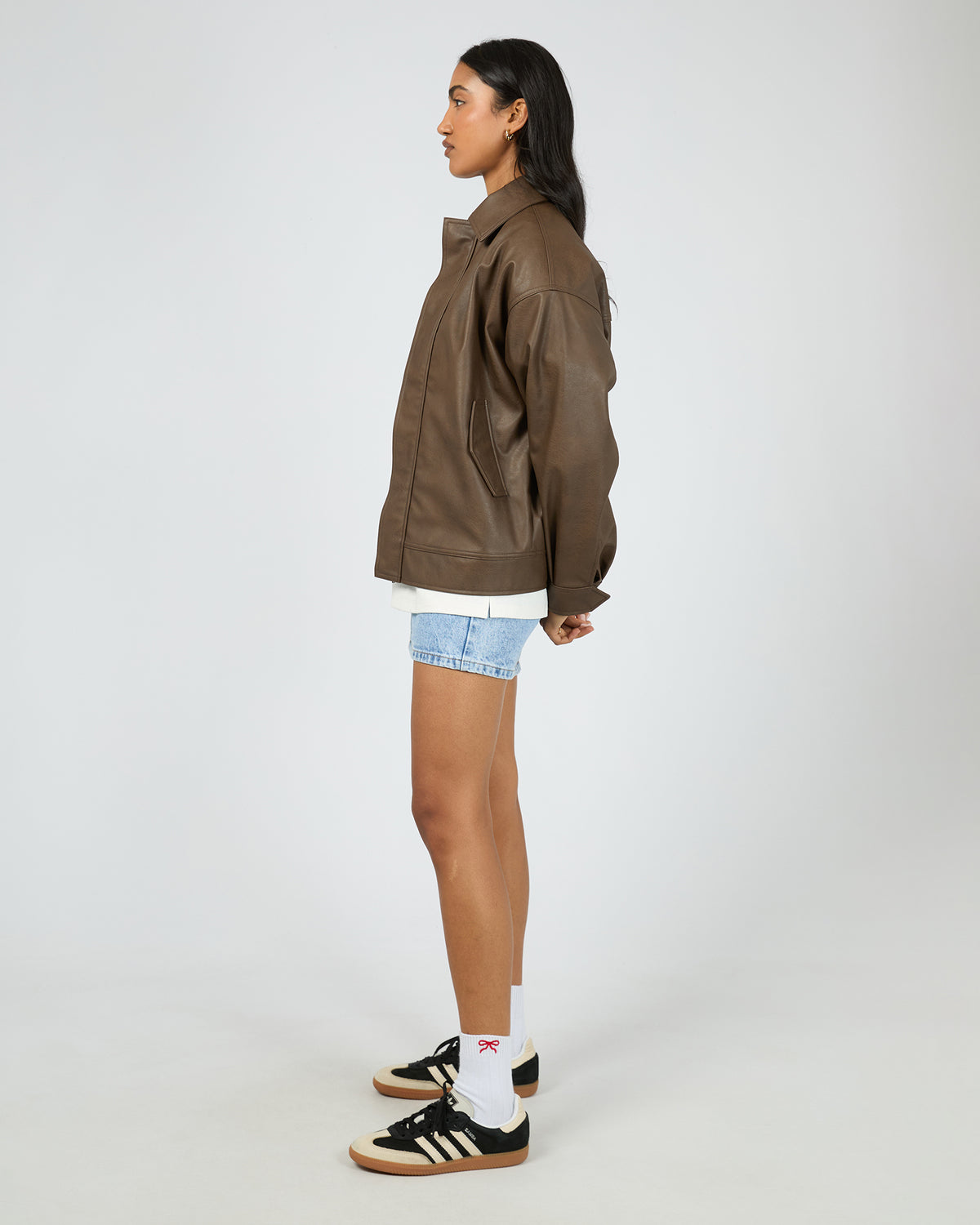 Alba Pu Bomber Brown
