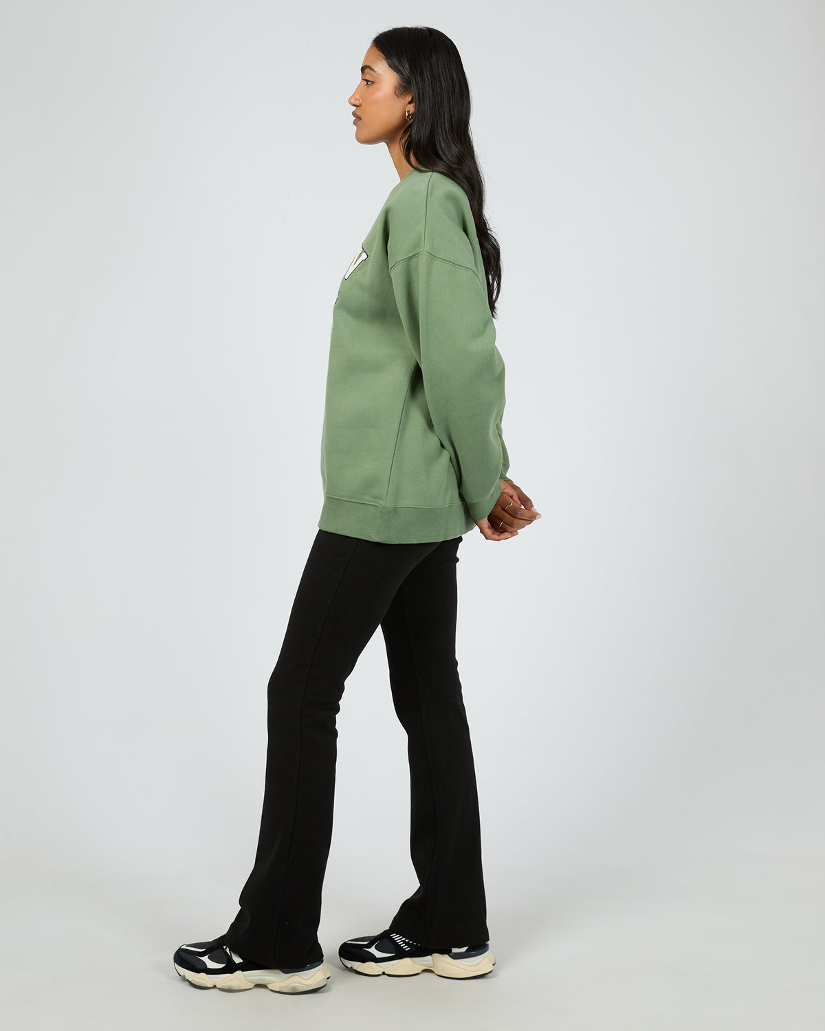 Avenue Relaxed Crew Khaki