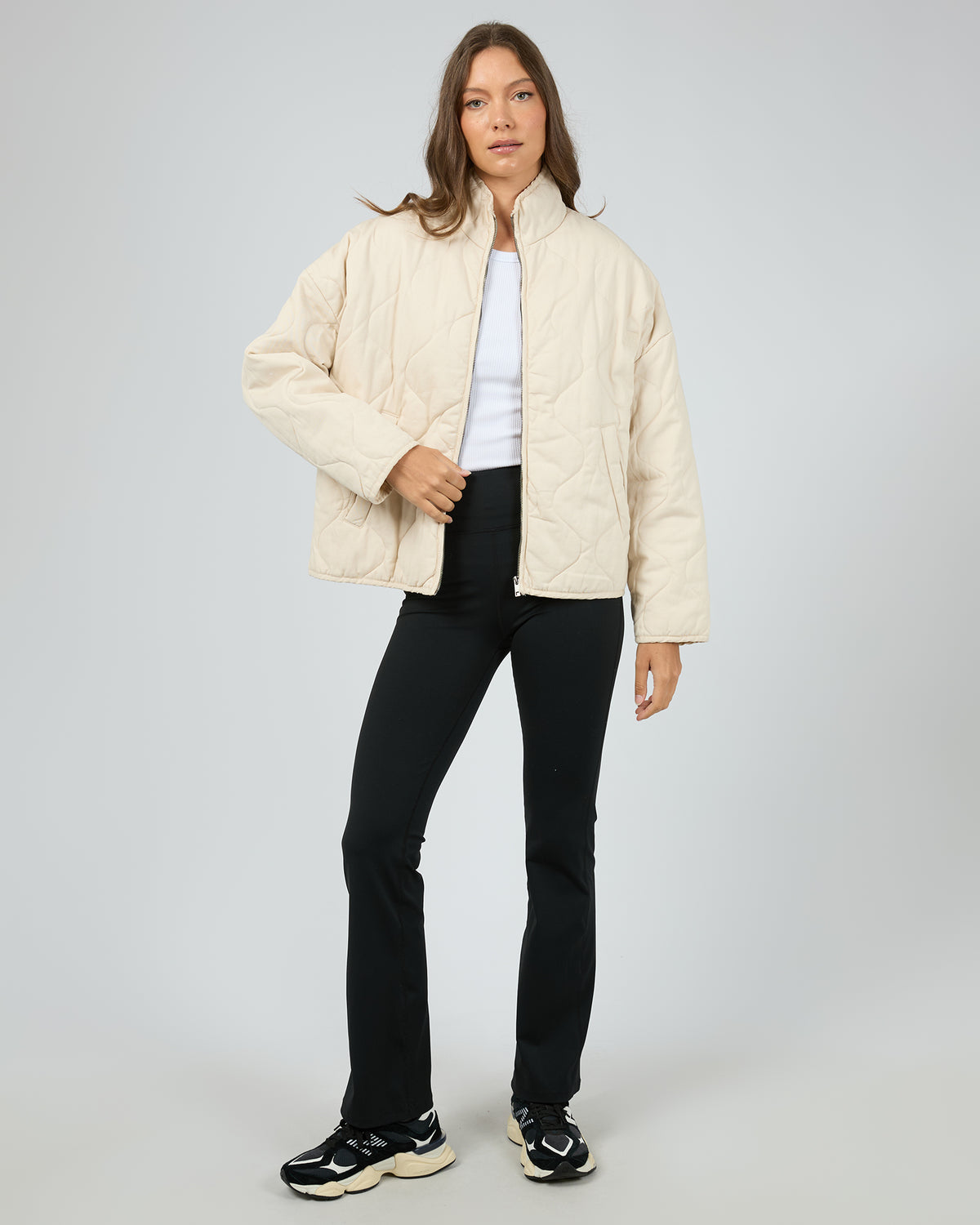 Pasadena Quilted Jacket Vanilla