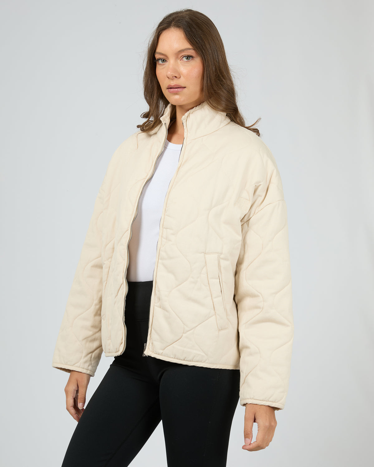 Pasadena Quilted Jacket Vanilla