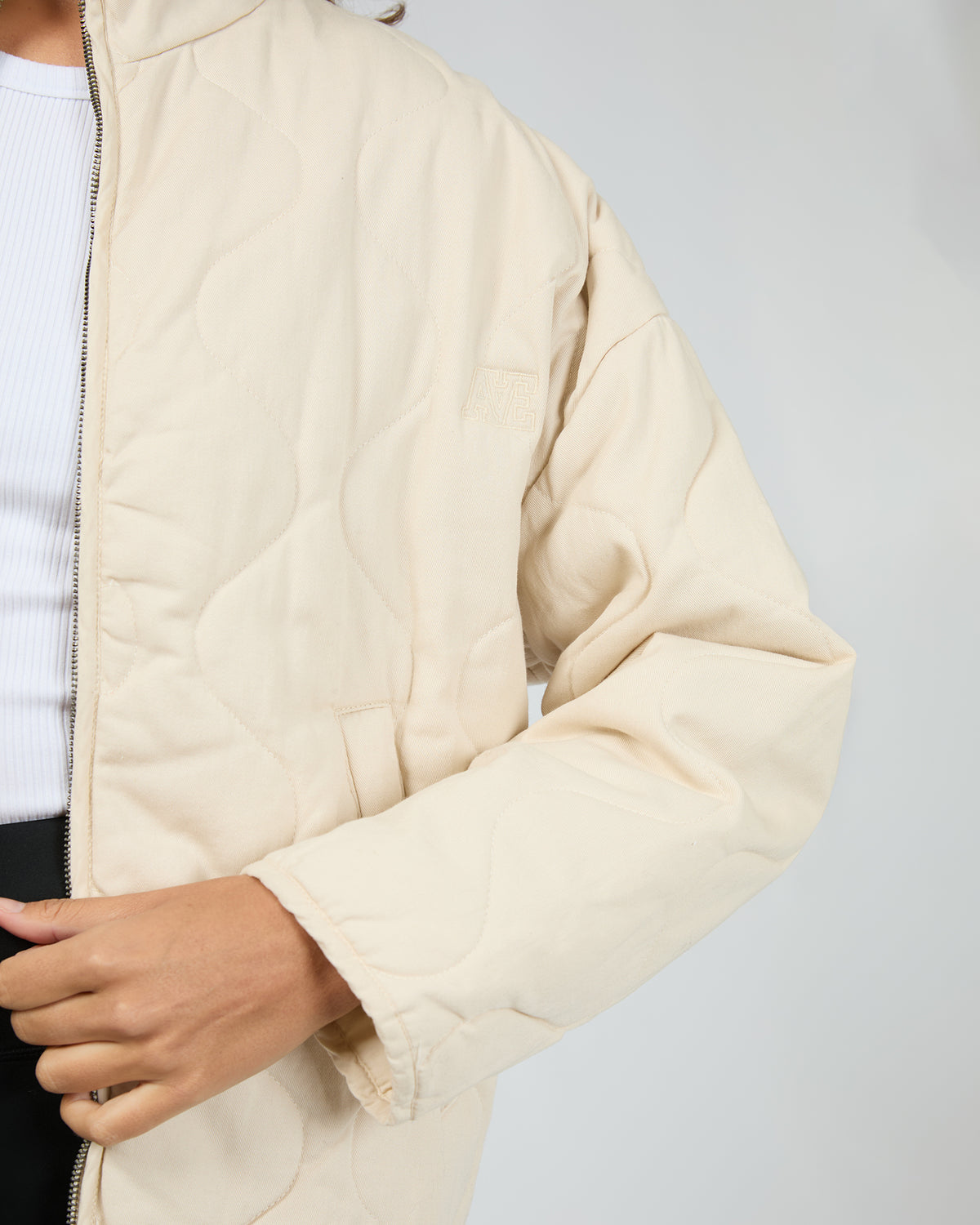 Pasadena Quilted Jacket Vanilla