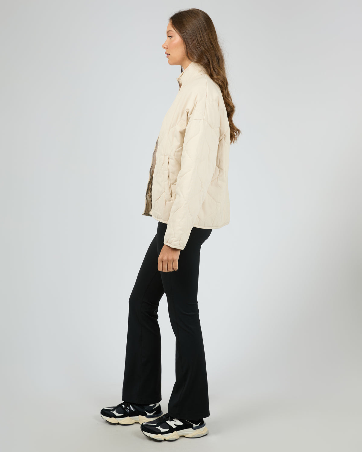 Pasadena Quilted Jacket Vanilla