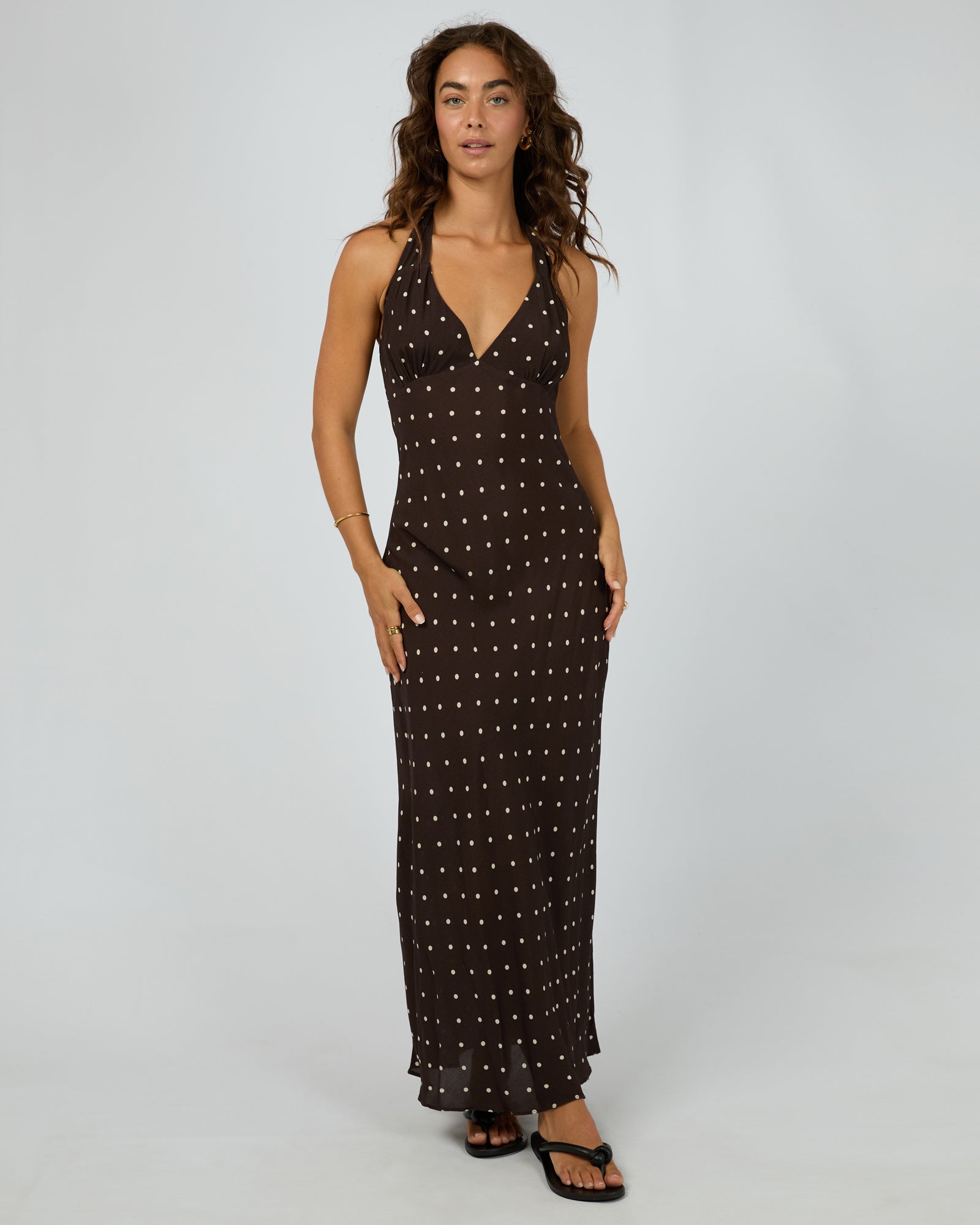 Emelia Maxi Dress Brown