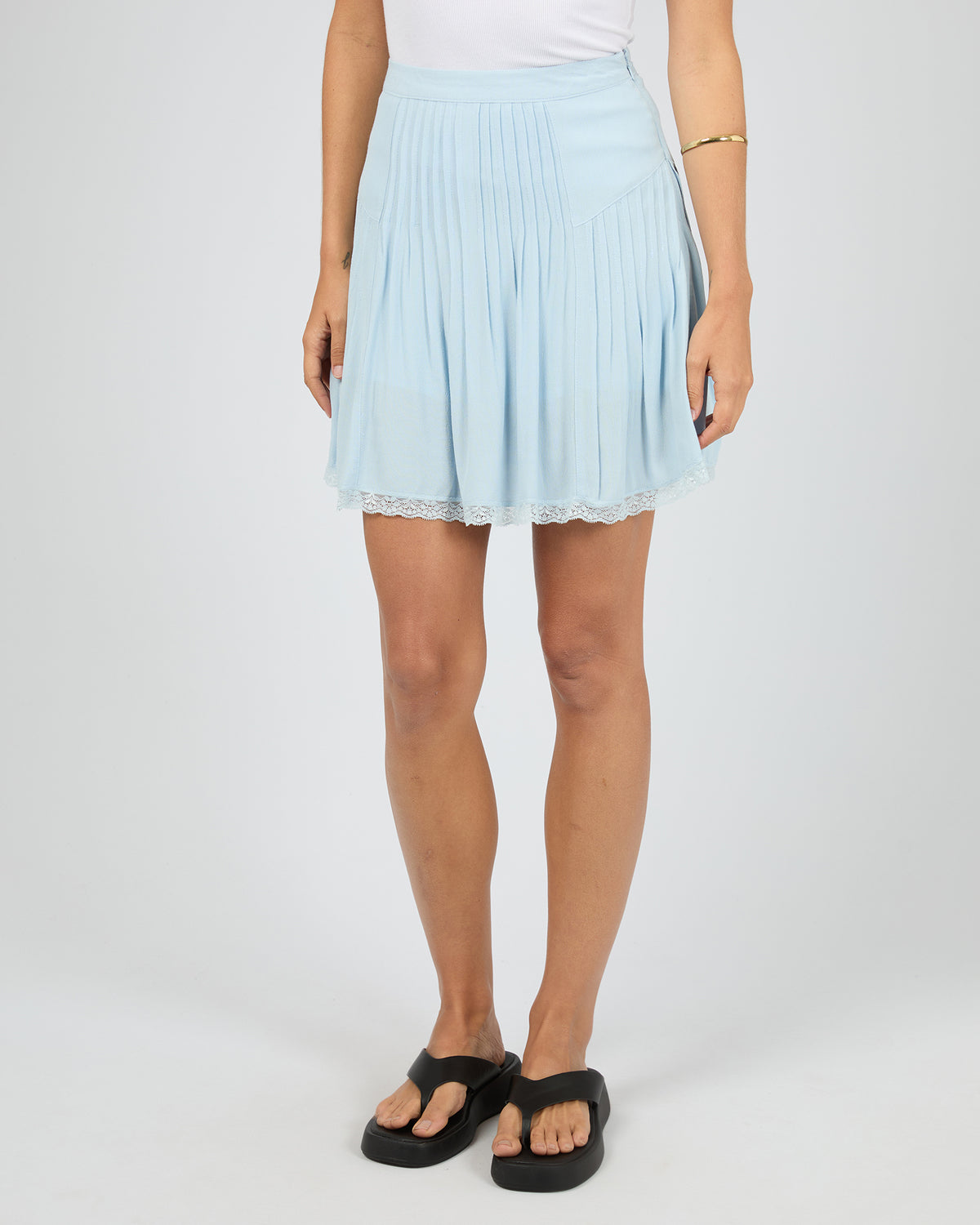 Maybelle Mini Skirt Sky Blue