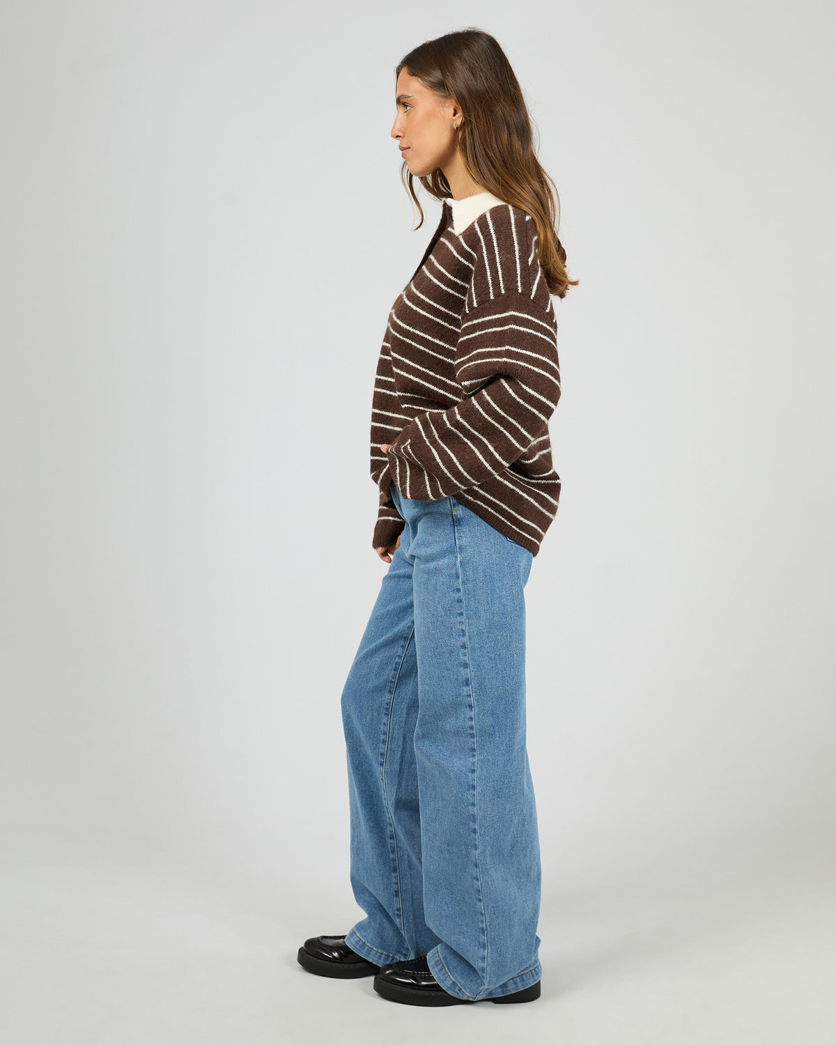 Gisella Polo Knit Brown