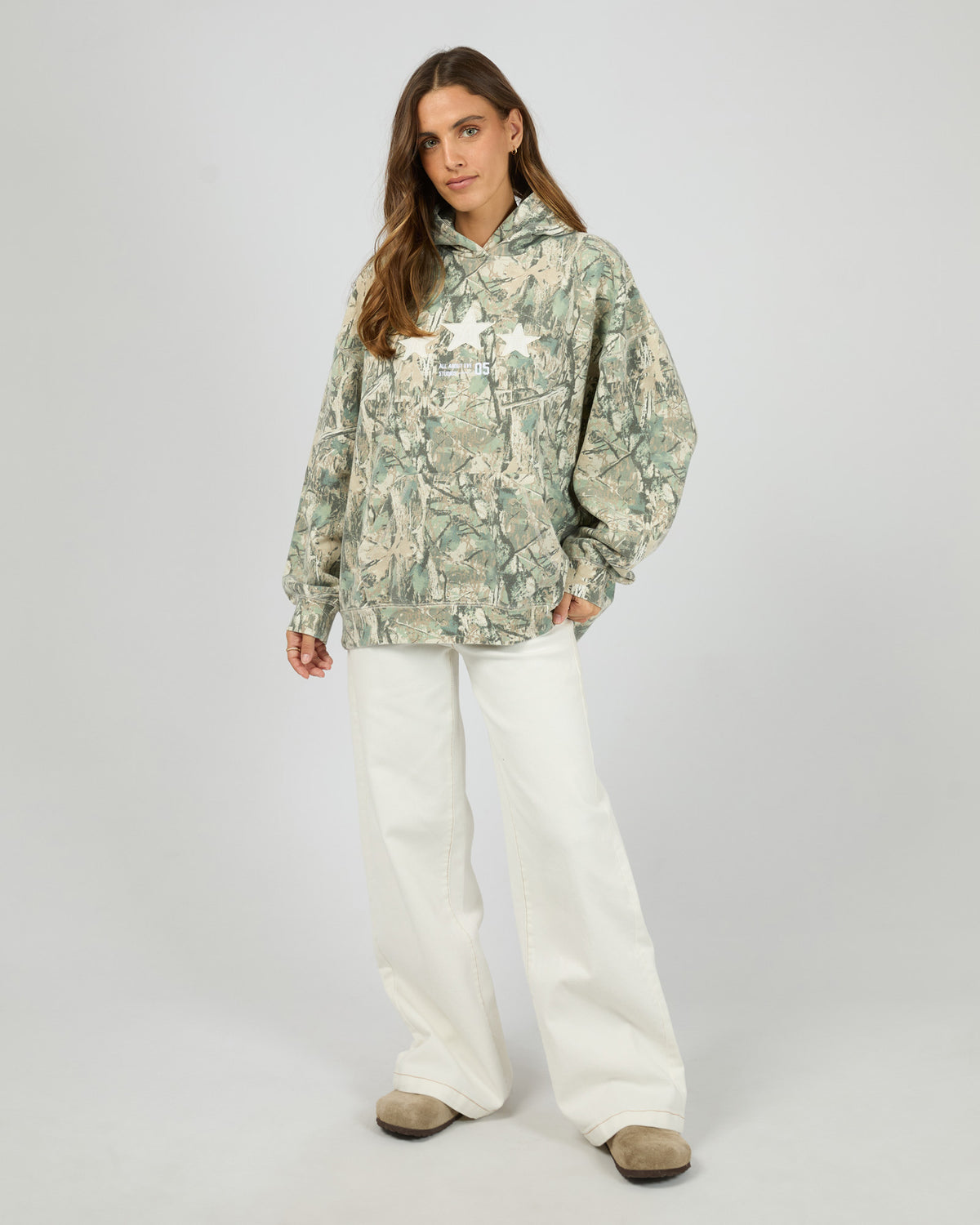 Woodlands Relaxed Hoodie Print