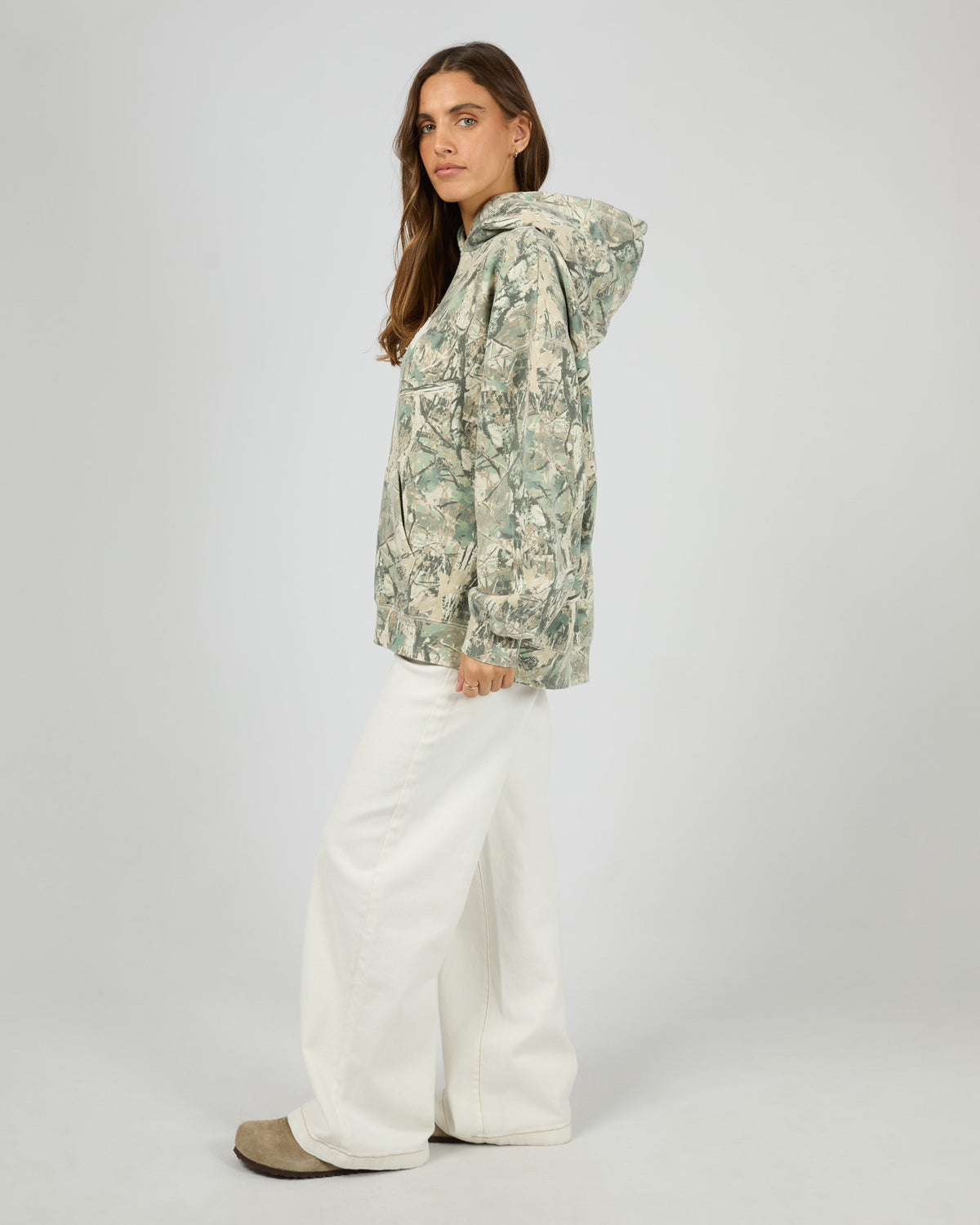 Woodlands Relaxed Hoodie Print