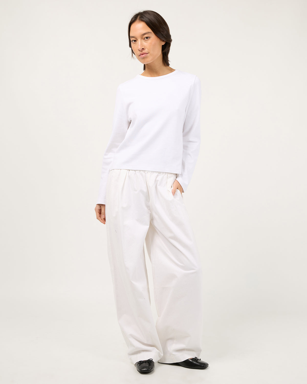 Margo Barrel Pant Vintage White