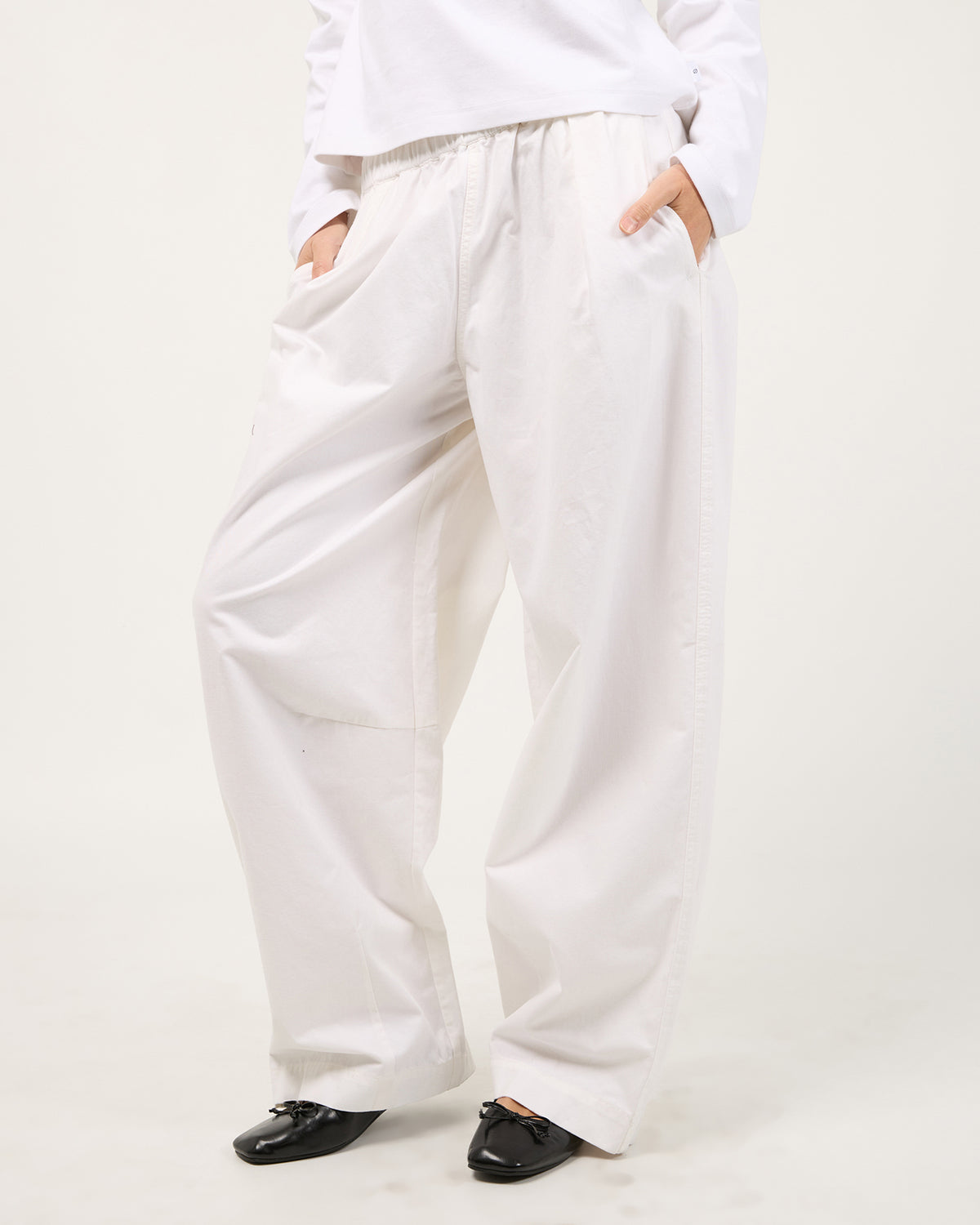 Margo Barrel Pant Vintage White
