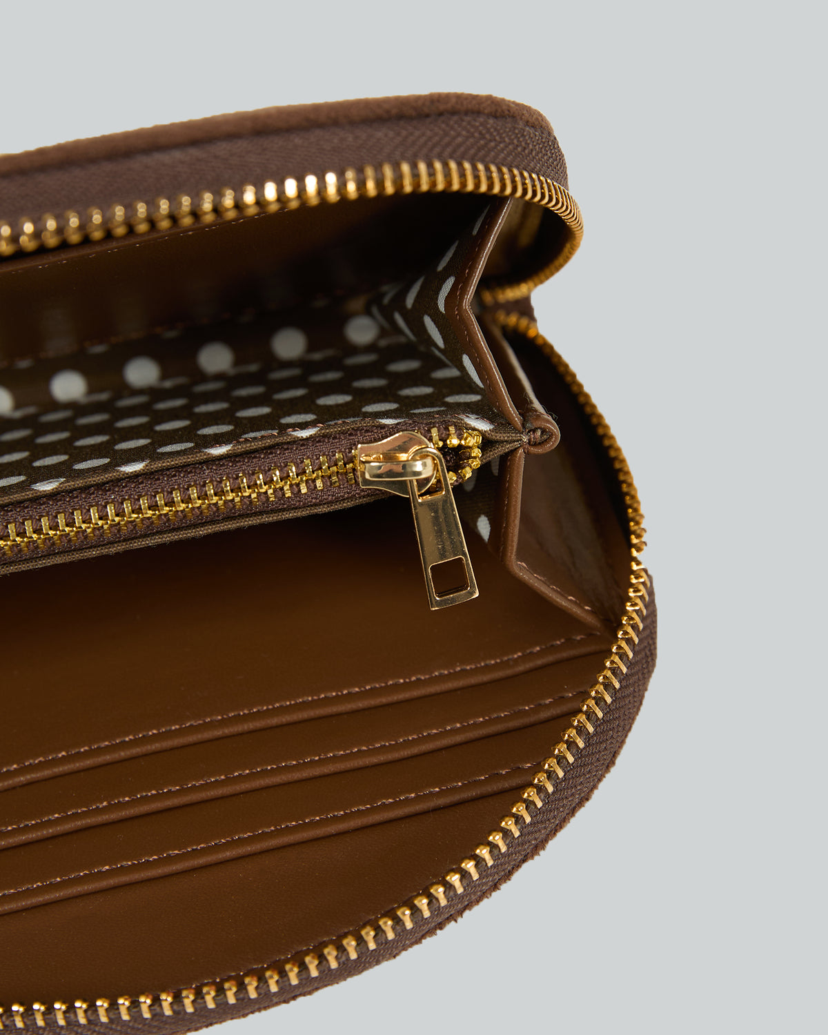 Pia Card Pouch Brown