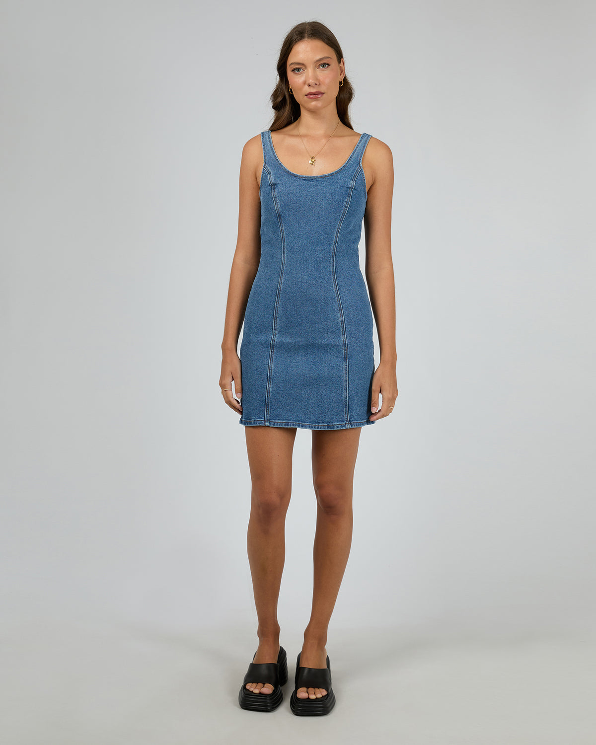 Alexandra Mini Dress Heritage Blue